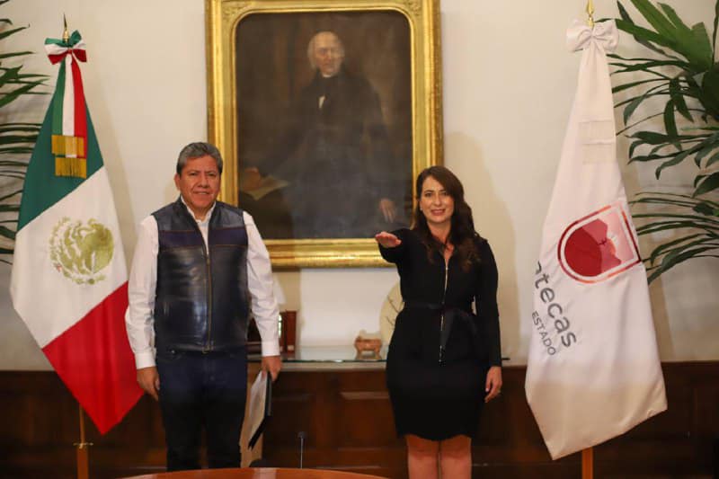 Gobernador David Monreal nombra a parte de su Gabinete