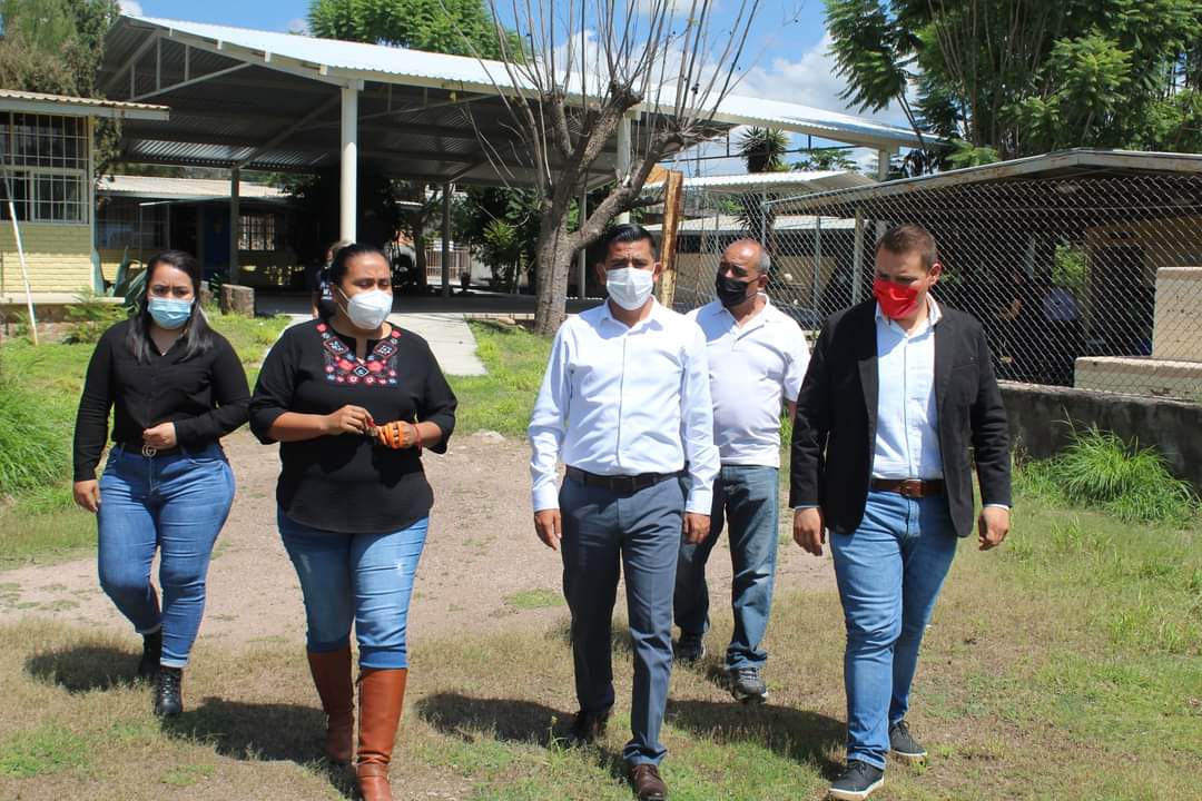 VISITA PRESIDENTE, LA ESCUELA DE LA VILLITA