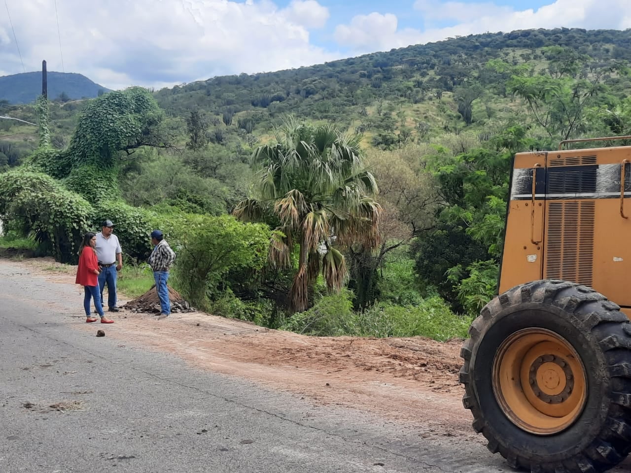 REPARAN DEL TRAMO CARRETERO LA PALMA – EL SAUZ