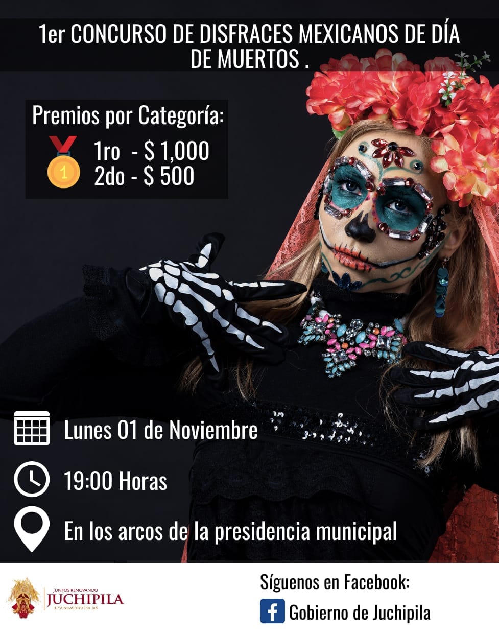 PRESIDENCIA JUCHIPILA INVITA A SU CONCURSO DE DISFRACES