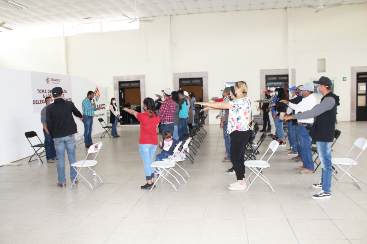 TOMAN PROTESTA A DELEGADOS MUNICIPALES EN TABASCO
