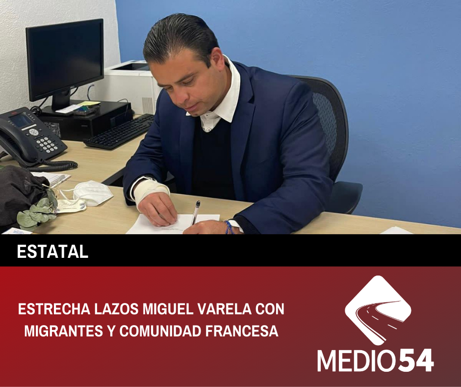 ESTRECHA LAZOS MIGUEL VARELA CON MIGRANTES Y COMUNIDAD FRANCESA