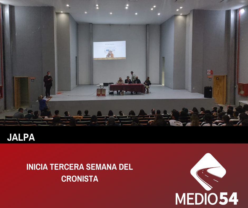 INICIA TERCERA SEMANA DEL CRONISTA.