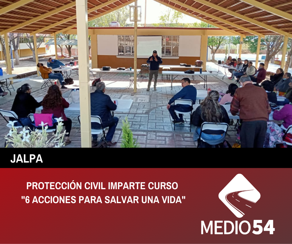 PROTECCIÓN CIVIL IMPARTE CURSO «6 ACCIONES PARA SALVAR UNA VIDA»
