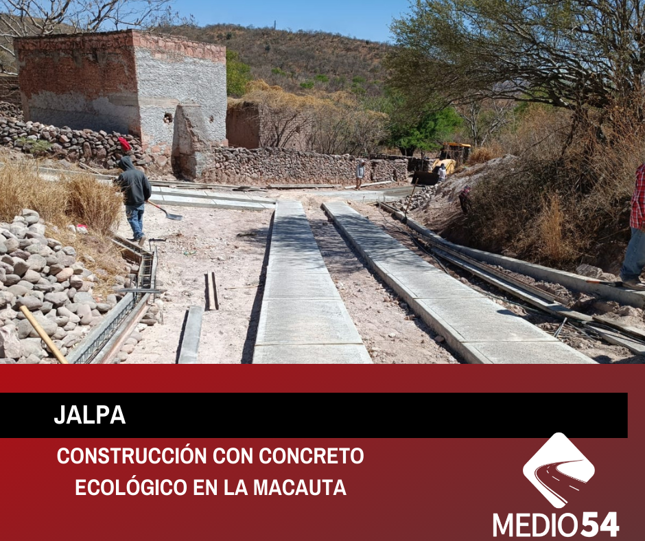 CONSTRUCCIÓN CON CONCRETO ECOLÓGICO EN LA MACAUTA