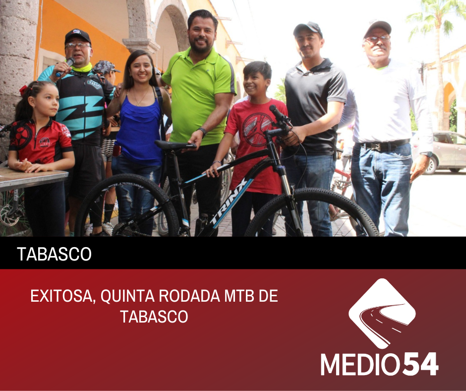 EXITOSA, QUINTA RODADA MTB DE TABASCO