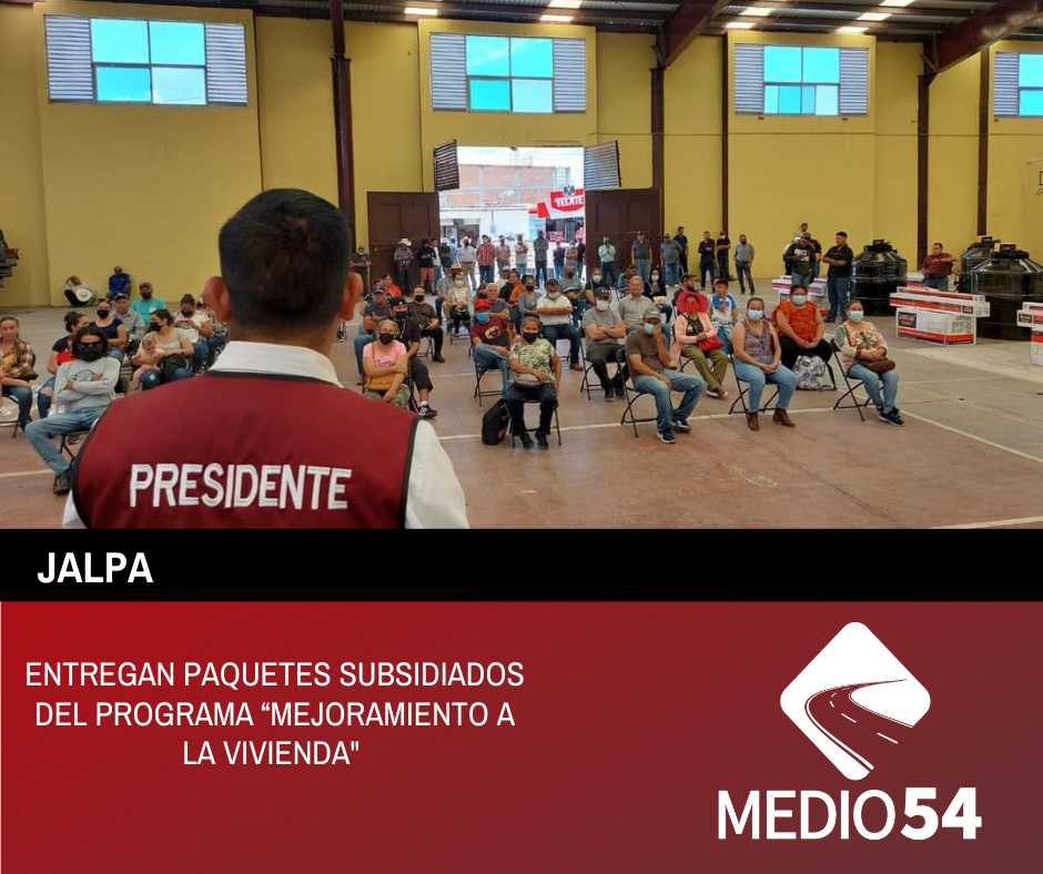 ENTREGAN PAQUETES SUBSIDIADOS DEL PROGRAMA “MEJORAMIENTO A LA VIVIENDA»
