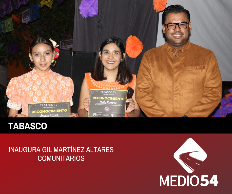 INAUGURA GIL MARTÍNEZ ALTARES COMUNITARIOS