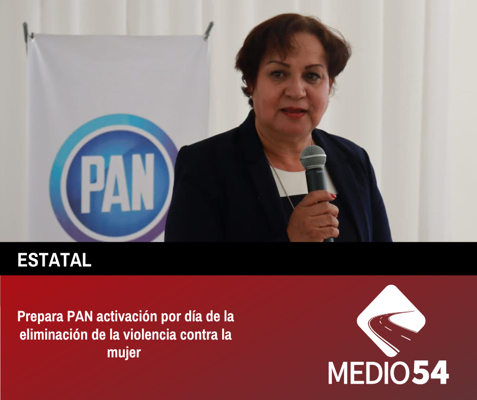 Prepara PAN activación por día de la eliminación de la violencia contra la mujer