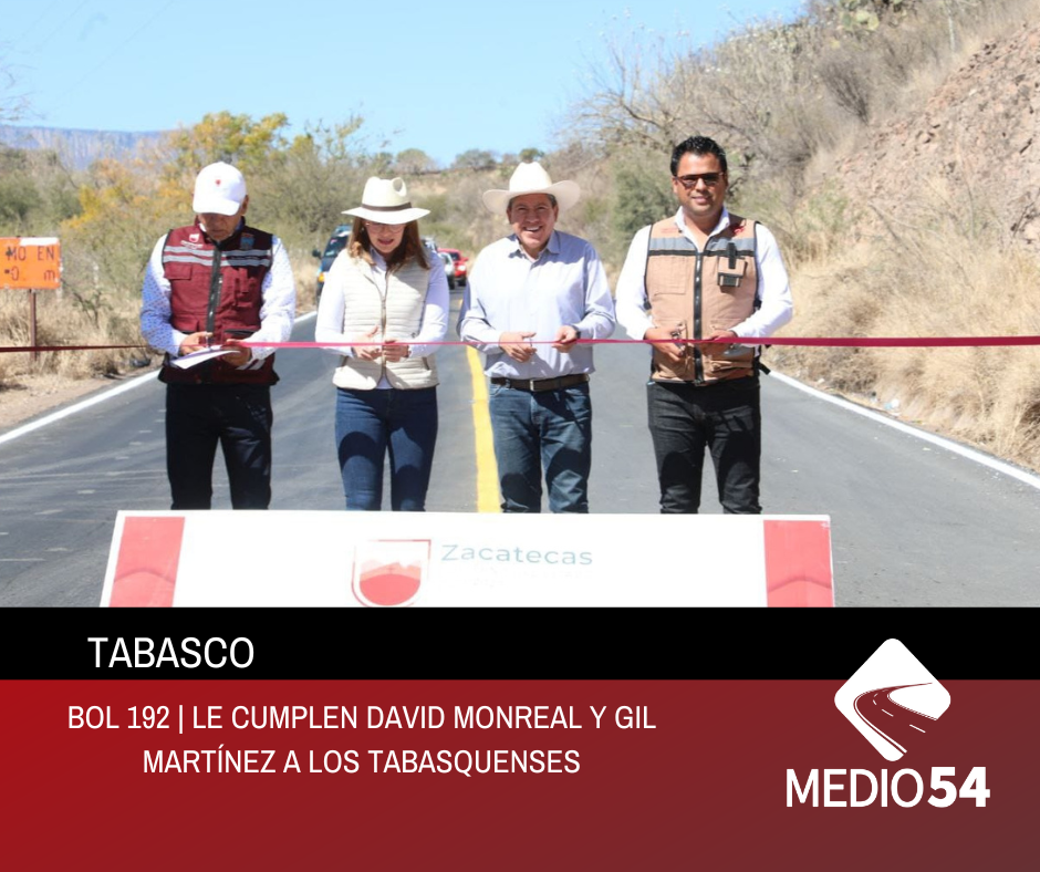 LE CUMPLEN DAVID MONREAL Y GIL MARTÍNEZ A LOS TABASQUENSES