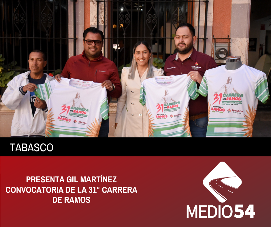 PRESENTA GIL MARTÍNEZ CONVOCATORIA DE LA 31° CARRERA DE RAMOS